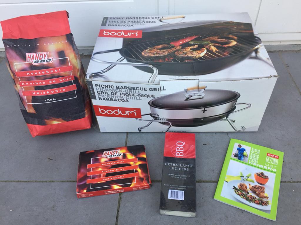 Bodum Tafel BBQ Grill Nieuw met Complete Set, Ophalen of Verzenden, Nieuw