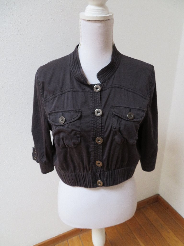 K25 ONLY kort blouse jasje zwart M 38/40, Kleding | Dames, Jasjes, Kostuums en Pakken, Maat 38/40 (M), Only, Zwart, Ophalen of Verzenden