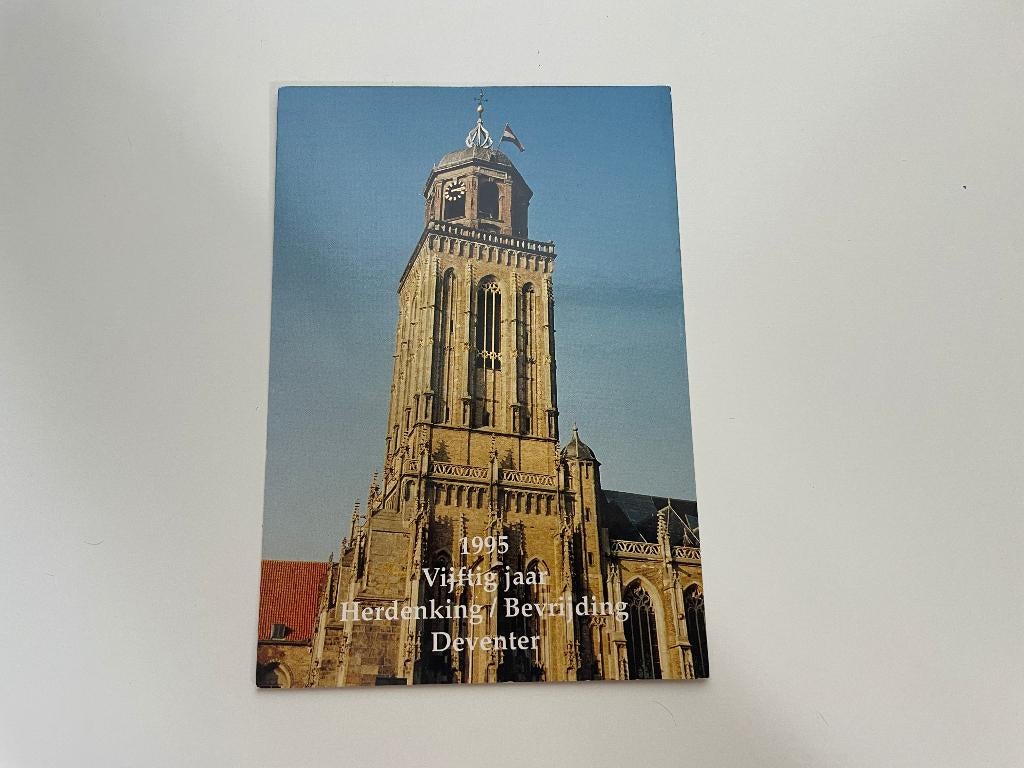 D515 Ansichtkaart Deventer : 1995 Herdenking Bevrijding, Ophalen of Verzenden, 1980 tot heden, Ongelopen, Overijssel