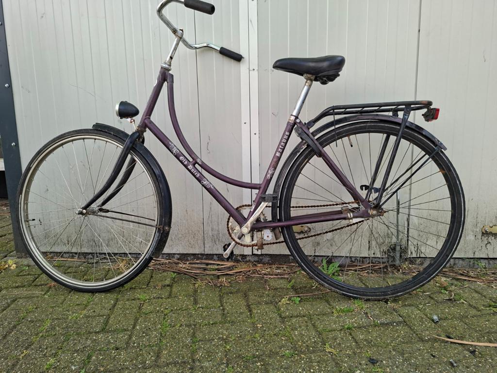 Batavus dames fiets, Ophalen, Terugtraprem, Gebruikt, Batavus