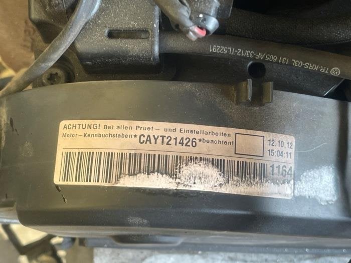 Motor van een Volkswagen Polo, Gebruikt, -, -, -
