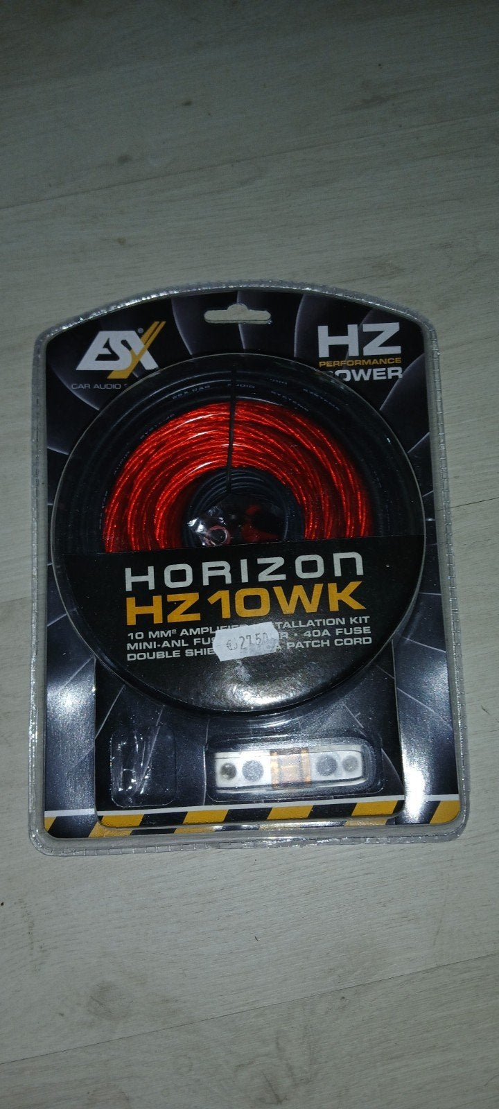 2x Nieuw in verpakking: ESX Horizon HZ10WK Versterker Kabels, Auto diversen, Ophalen of Verzenden, Nieuw