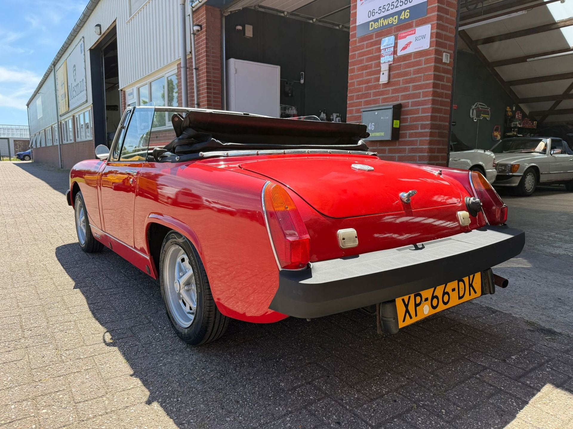 MG B type Midget, Cabrio, oldtimer, gerestaureerde auto in g, foto 8