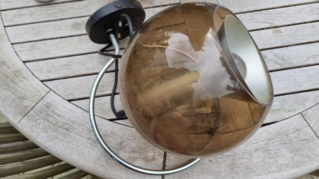 Raak seventies design vintage wandlamp, Ophalen