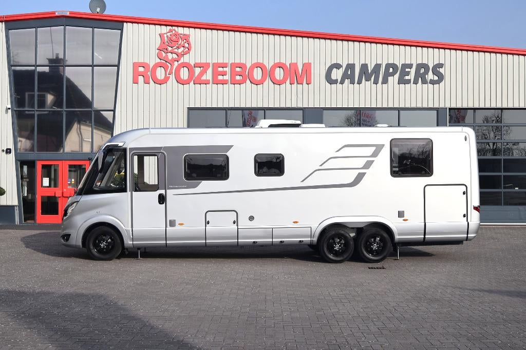 Hymer BML-I 890 ! 177 PK AUTOMAAT ! LEVELSYSTEEM ! AIRCO !, Caravans en Kamperen, Campers, Vloeistofverwarming, Bedrijf, Diesel