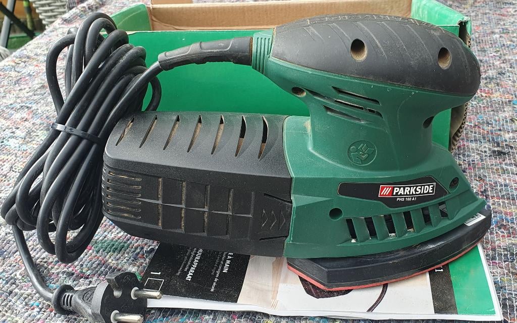 schuurmachine Parkside PHS 160 B2, Ophalen, Minder dan 600 watt, Vlakschuurmachine