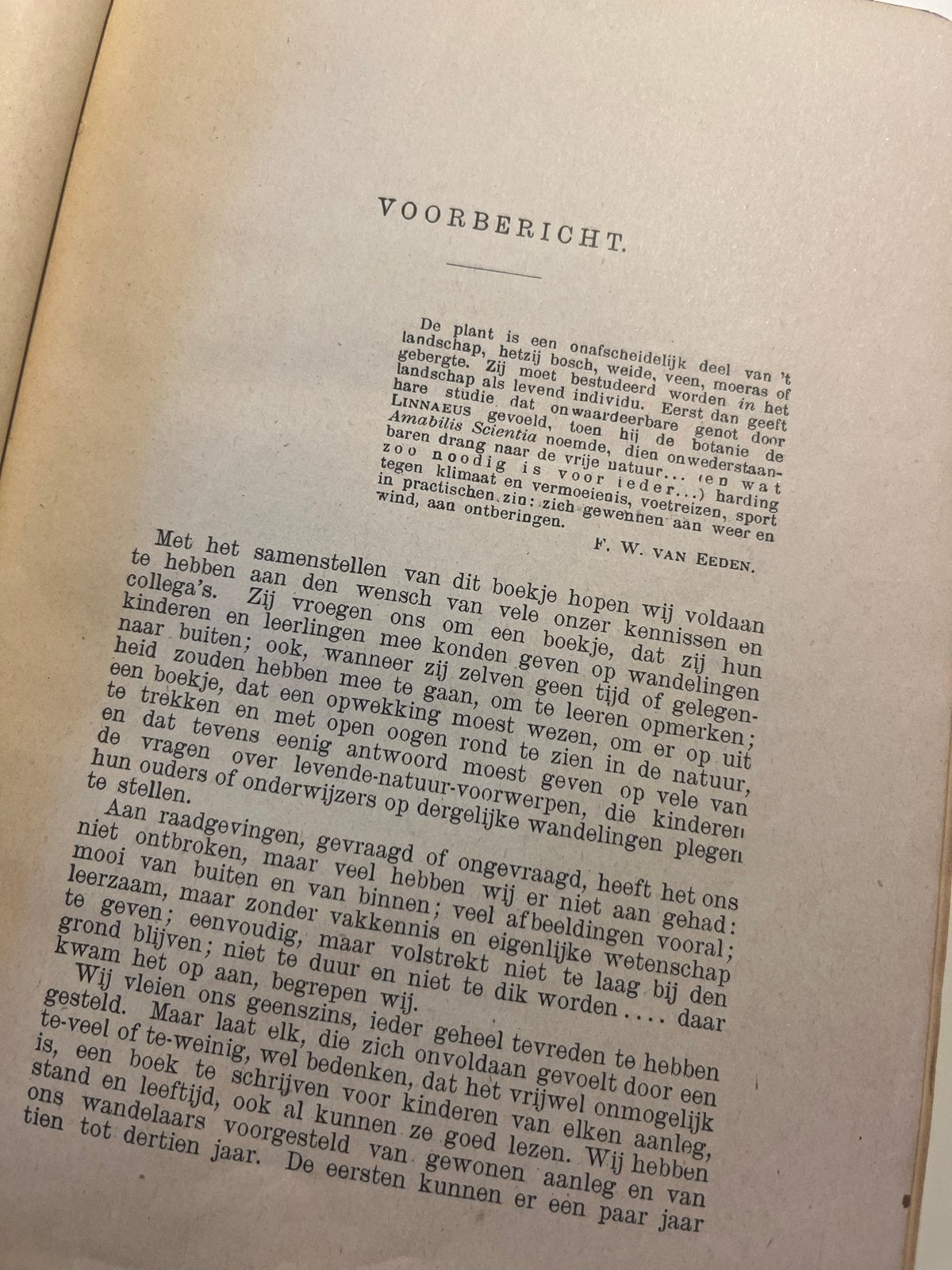 Wandelboekje voor Natuurvrienden - Jac. P. Thijsse (1917), Ophalen of Verzenden, Gelezen, Natuur algemeen