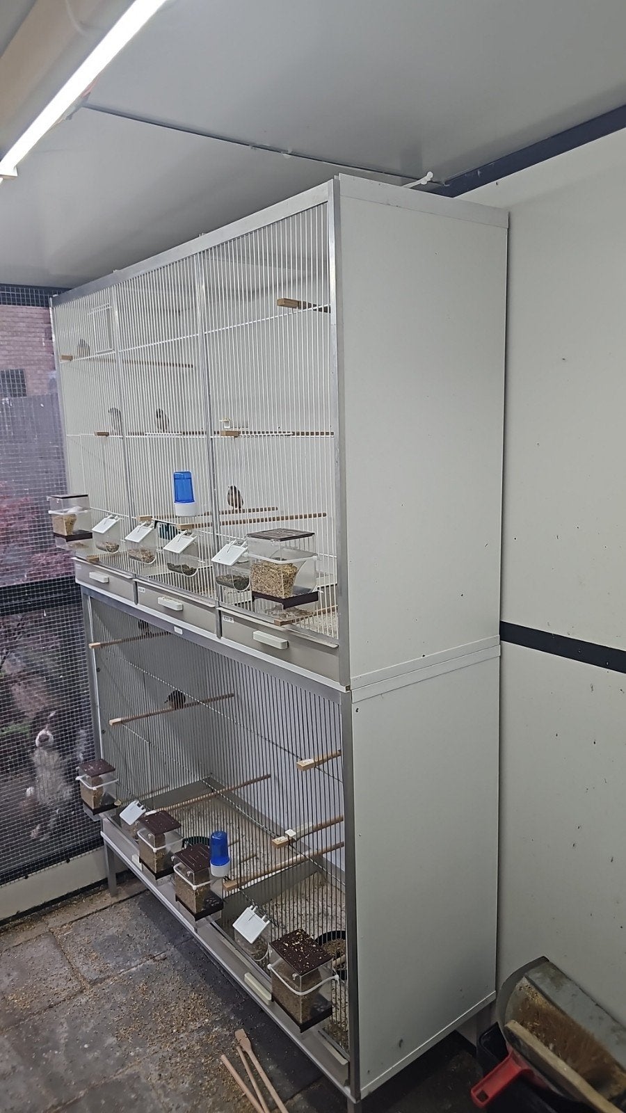 Gezocht, 2 Gehu vluchtkooien, Ophalen of Verzenden, Hout, Vogelkooi