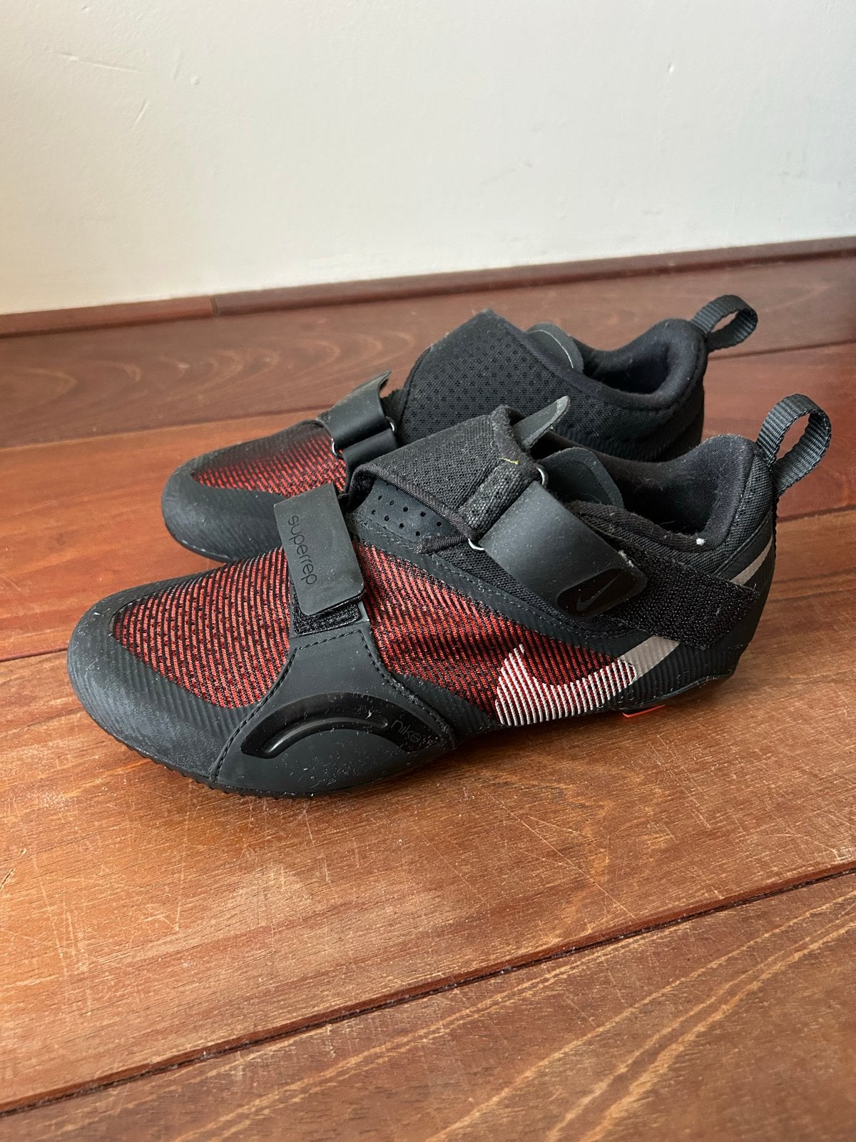 Nike SuperRep Cycle fietsschoenen maat 37 zwart/oranje, Ophalen of Verzenden, Zo goed als nieuw, Zwart, Sportschoenen
