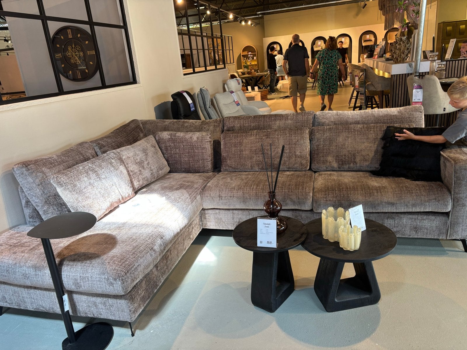 Moderne Hoekbank aris - Comfortabel en Stijlvol haco wonen, Ophalen, 250 tot 300 cm, 100 tot 125 cm, Hoekbank