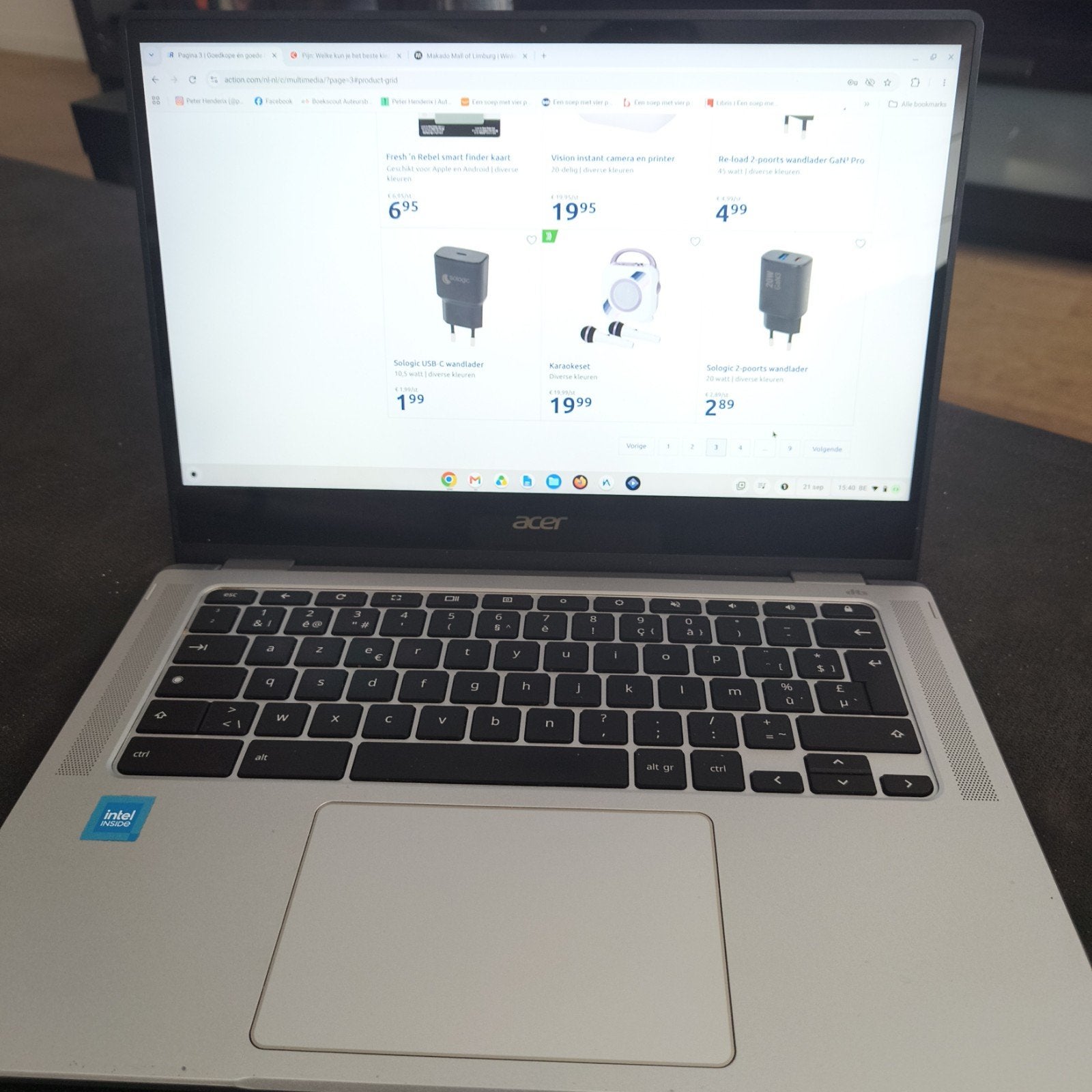 Acer Chromebook Spin 314 14 inch, Computers en Software, 14 inch, 8 GB, Ophalen of Verzenden, Zo goed als nieuw