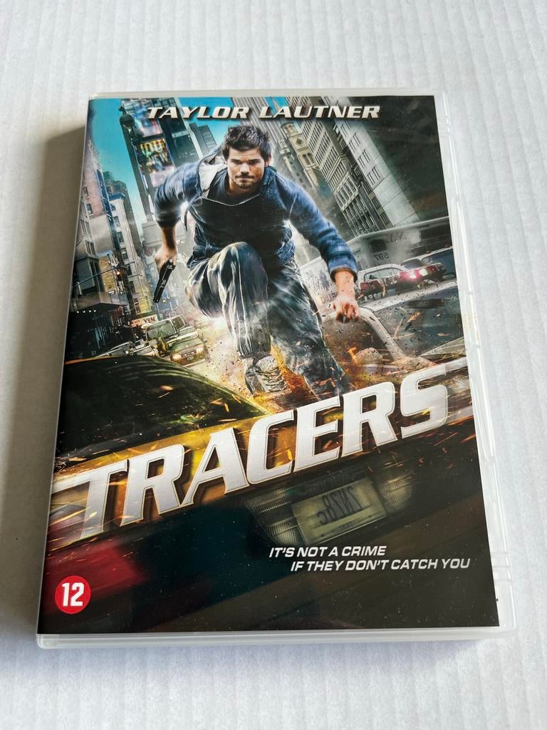 Tracers DVD - Actiethriller met Taylor Lautner, Vanaf 12 jaar, Ophalen of Verzenden, Gebruikt, Actiethriller