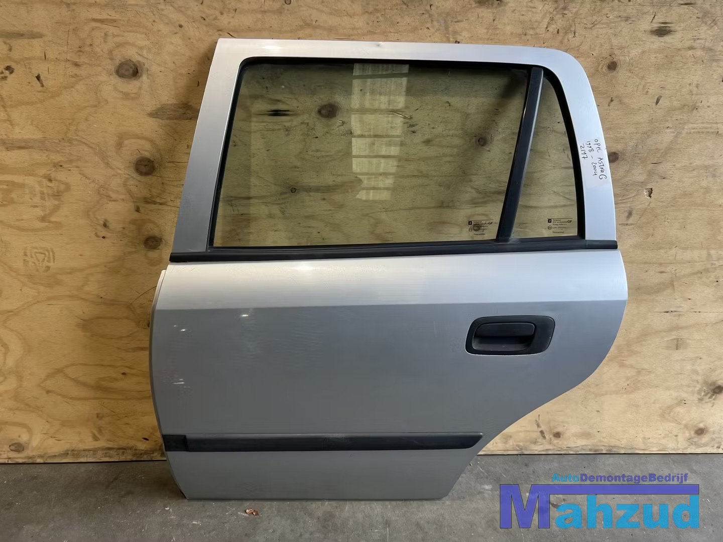 OPEL ASTRA G HATCHBACK Zilver Z147 Links achter deur 1998-20, Auto-onderdelen, Gebruikt, Deur, Opel Automobile GmbH, Ophalen of Verzenden