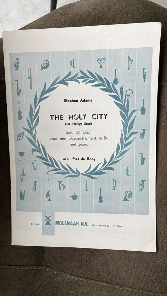 The Holy City - Blaasinstrument in Bb met piano, Muziek en Instrumenten, Bladmuziek, Gebruikt, Artiest of Componist, Klassiek