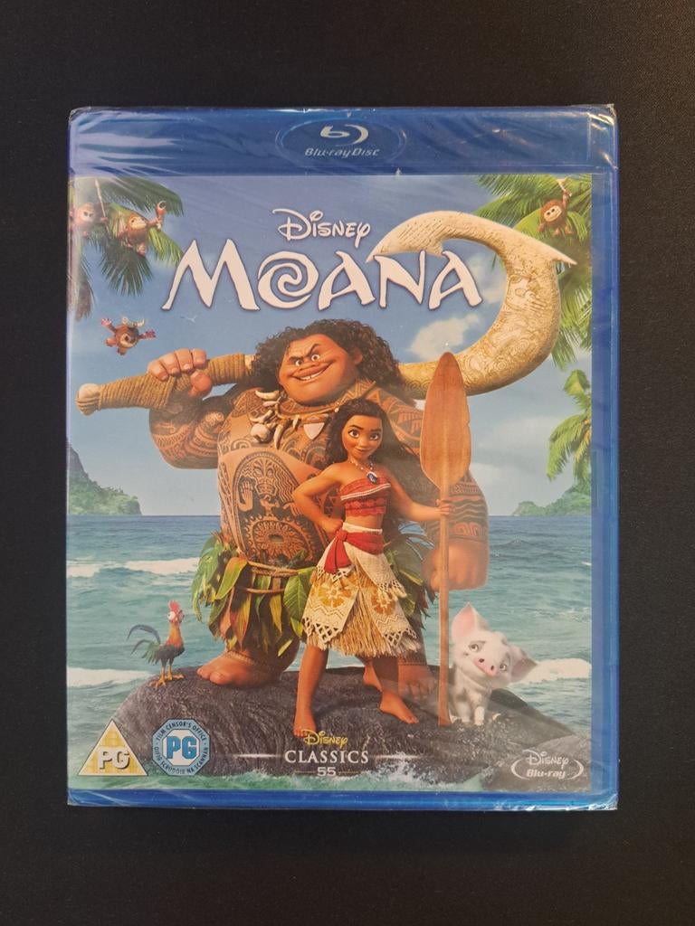 Disney Moana Blu-ray - Nieuw (import zonder NL ondertitels), Cd's en Dvd's, Blu-ray, Ophalen of Verzenden, Nieuw in verpakking