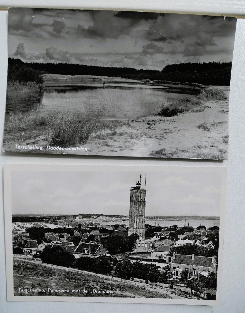 Vanaf 1939 Vlieland Texel Ameland Terschelling Wadden 35 ex., Ophalen of Verzenden, 1920 tot 1940, Gelopen, Waddeneilanden