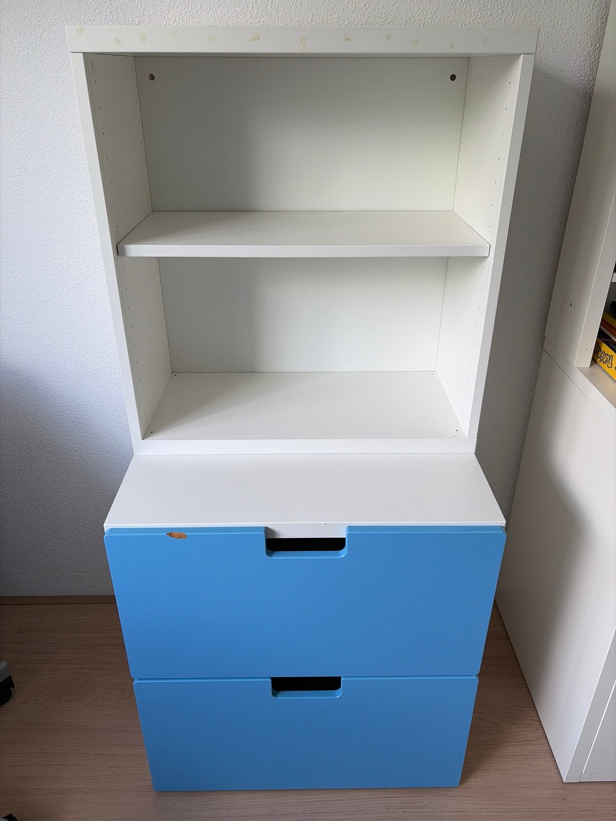 Boekenkast met ladekasten, Ophalen, Gebruikt, 100 tot 150 cm, 50 tot 100 cm