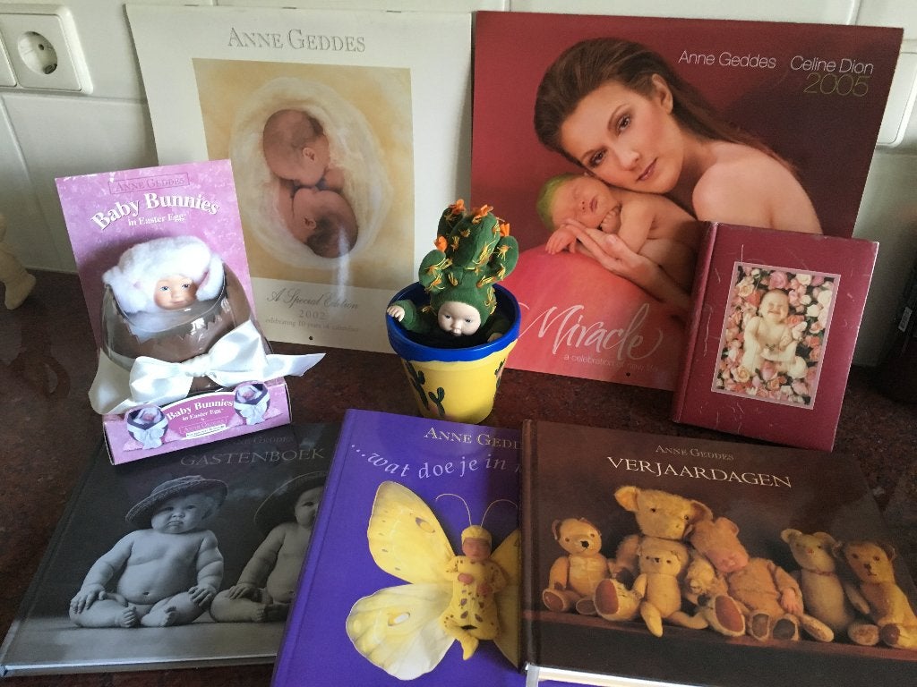 Ann Geddes poppen, boek met foto’s, kalender, gastenboek, Ophalen of Verzenden