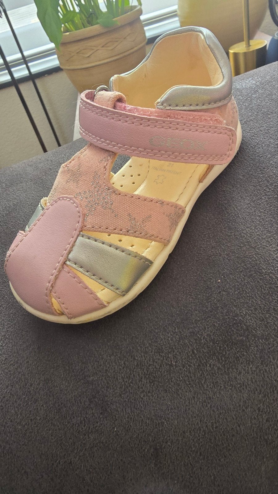 Geox Roze Meisjessandalen Maat 21, Gebruikt, Meisje, Schoenen, Ophalen of Verzenden