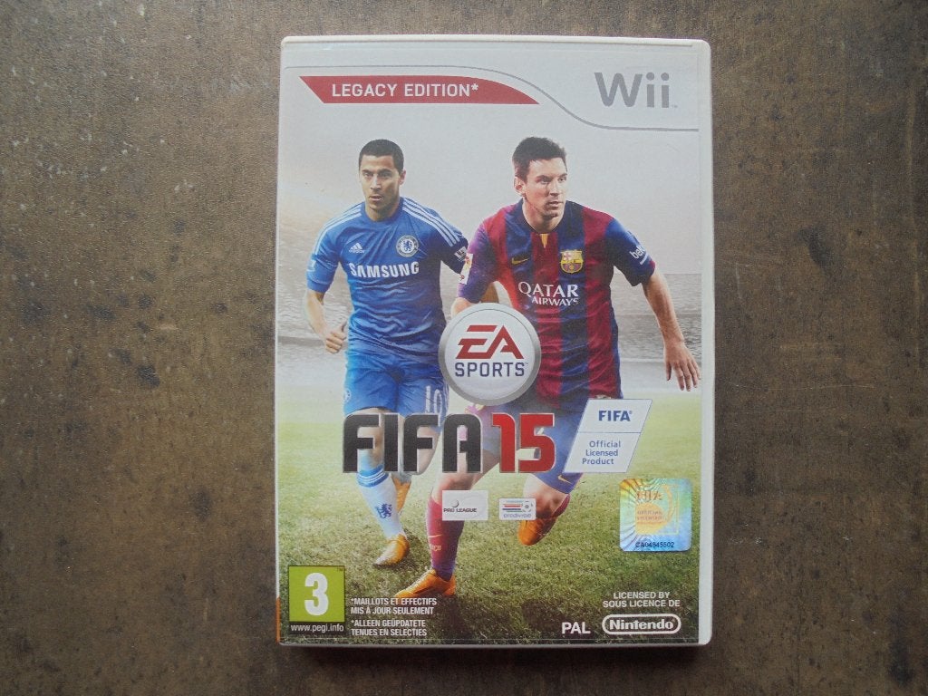 FIFA 15 voor Wii (zie foto's), Spelcomputers en Games, Games | Nintendo Wii, Gebruikt, Ophalen of Verzenden, Sport, 3 spelers of meer