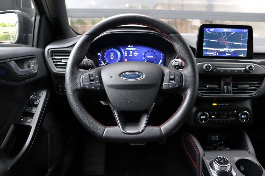 Ford Focus Wagon 1.0 EcoBoost Titanium X Business | NAP | Ap, Auto's, Ford, 125 pk, Gebruikt, Blauw, Origineel Nederlands