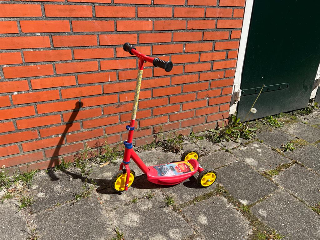 Smoby Disney Cars Step, Ophalen, Zo goed als nieuw, Gewone step