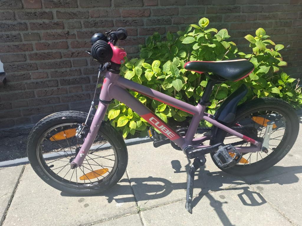 Cube 16 inch kinder mountainbike, Fietsen en Brommers, Fietsen | Kinderfietsjes, Ophalen, Velgrem, Cube, 16 tot 20 inch