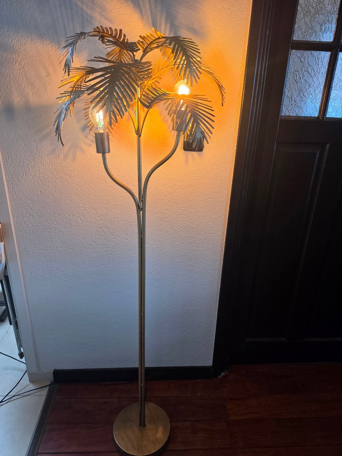 Palm lamp, Ophalen, Gebruikt, Palm stijl, Metaal