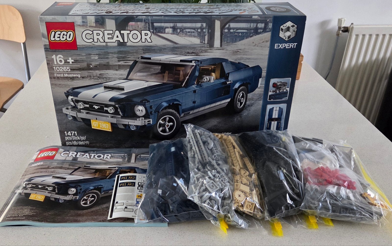 Lego Creator Ford Mustang (10265), Lego, Ophalen of Verzenden, Zo goed als nieuw, Compleet