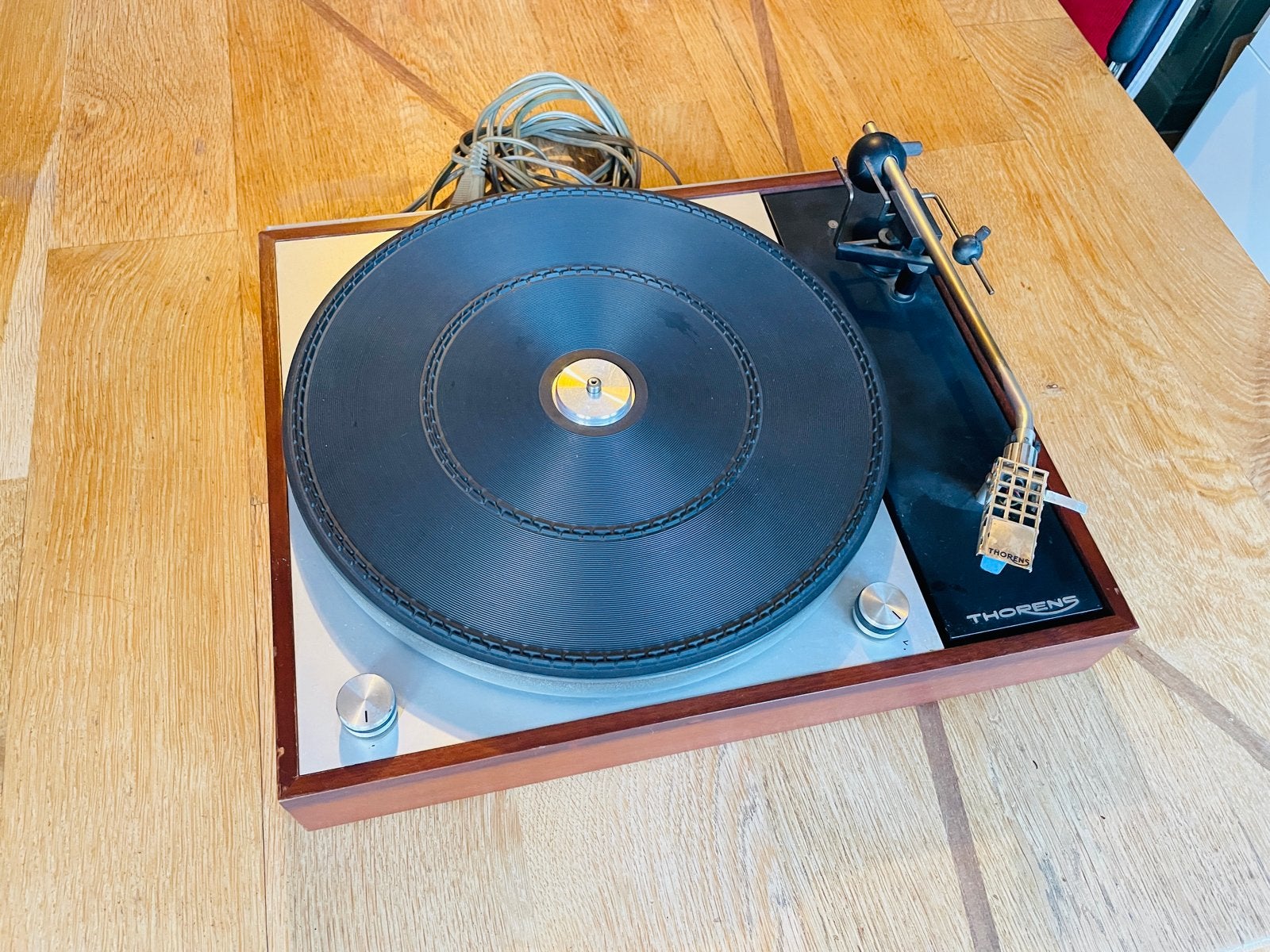 Thorens TD150 mk2 - Originele platenspeler, speelt prima, Ophalen, Gebruikt, Platenspeler, Thorens