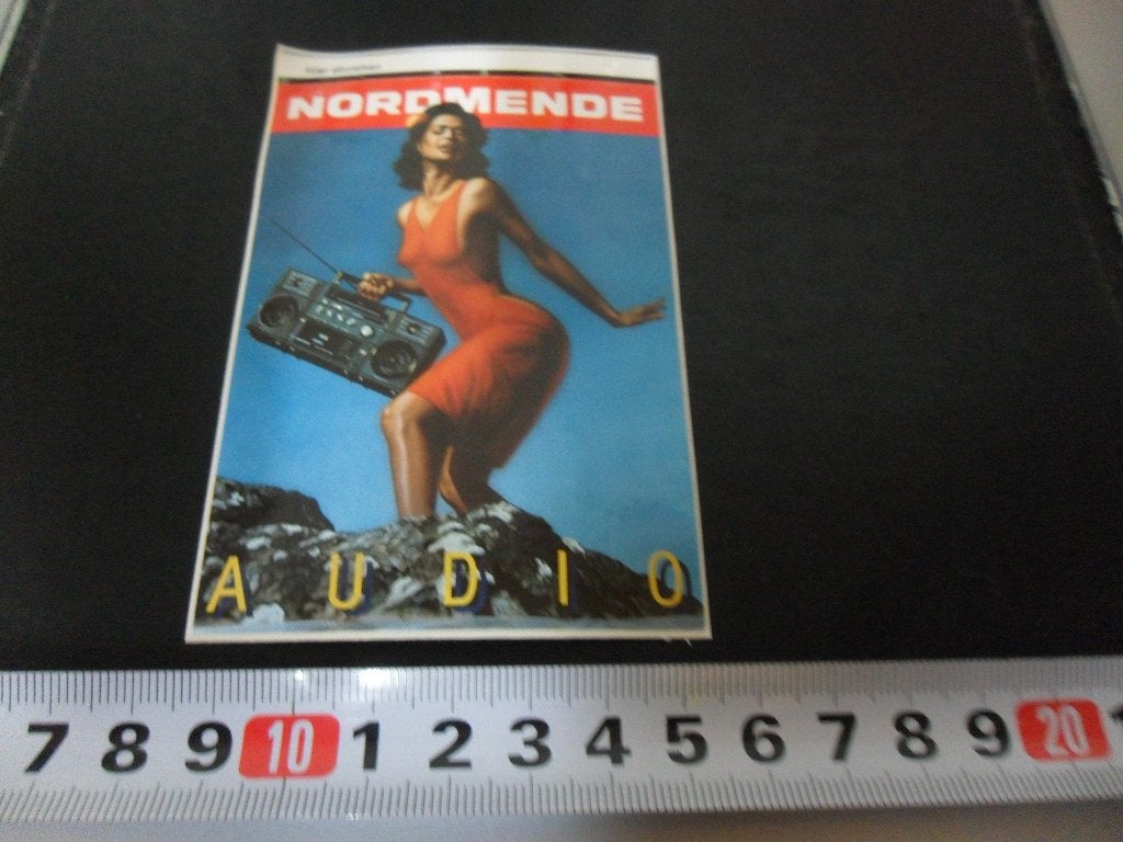 sticker NORDMENDE Audio *, Ophalen, Zo goed als nieuw