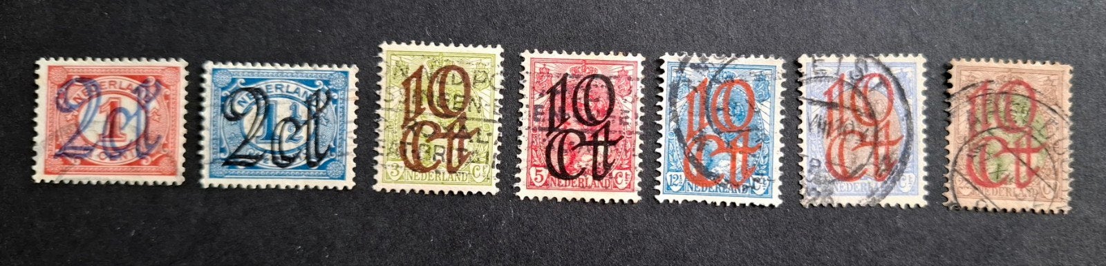 Nederland 1923 nvph 114-120 Opruimingsuitgifte9,00, Postzegels en Munten, Postzegels | Europa | UK, Ophalen of Verzenden, Gestempeld