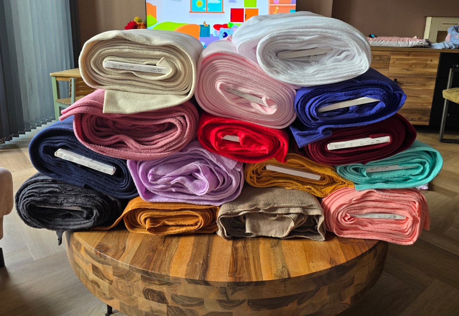 Grote partij polar fleece., Hobby en Vrije tijd, Ophalen, Nieuw