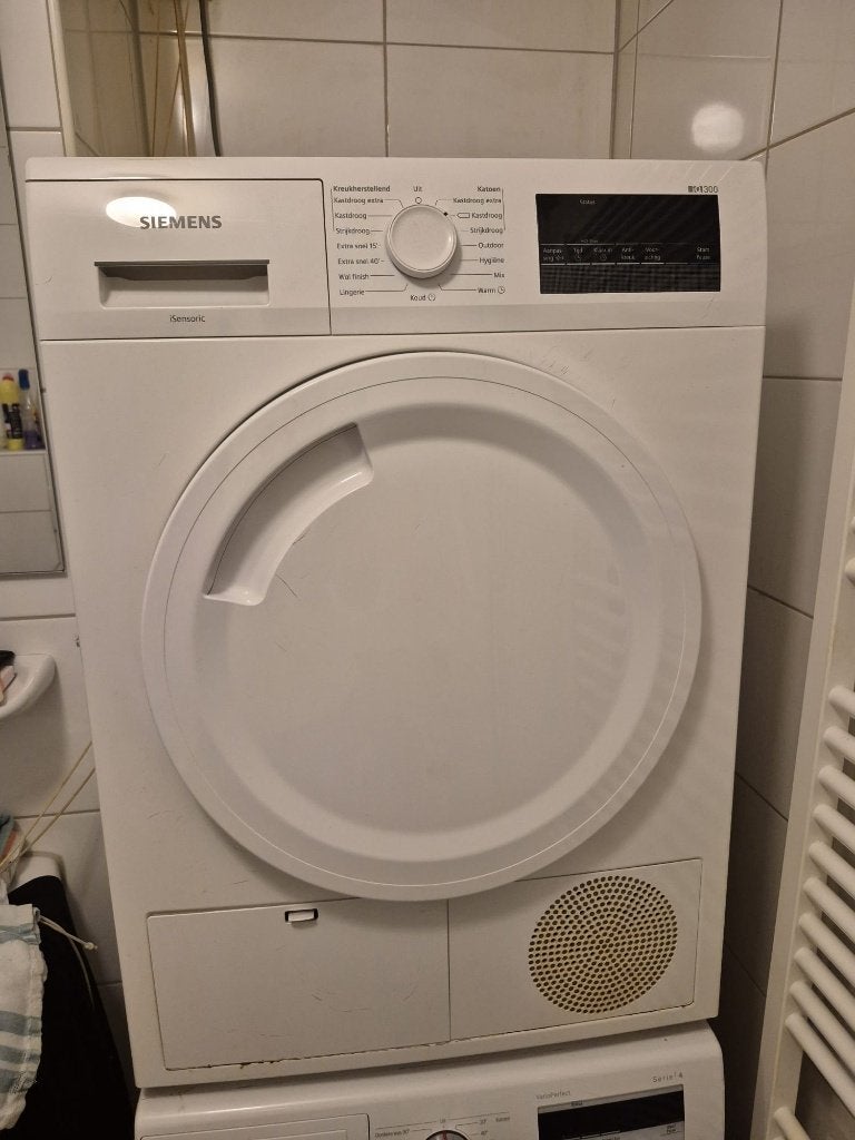 Condensdroger Siemens iq300, Ophalen, 6 tot 8 kg, Gebruikt, Voorlader