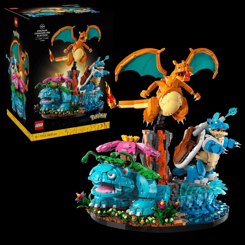 LEGO Pokémon - 72153 - Venusaur, Charizard en Blastoise, Kinderen en Baby's, Speelgoed | Duplo en Lego, Ophalen of Verzenden, Nieuw
