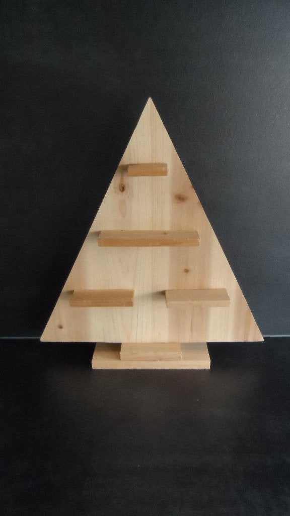 Kerstboom hout 43 cm, Ophalen of Verzenden, Zo goed als nieuw