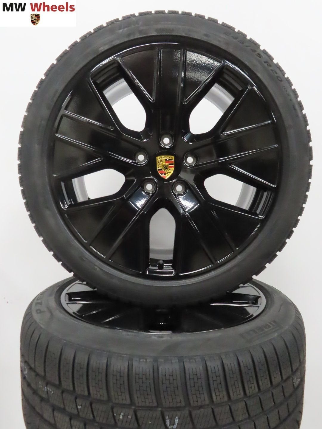 Originele Porsche Taycan 20 inch velgen nieuwe winterbanden, 245 mm, -, -, Banden en Velgen