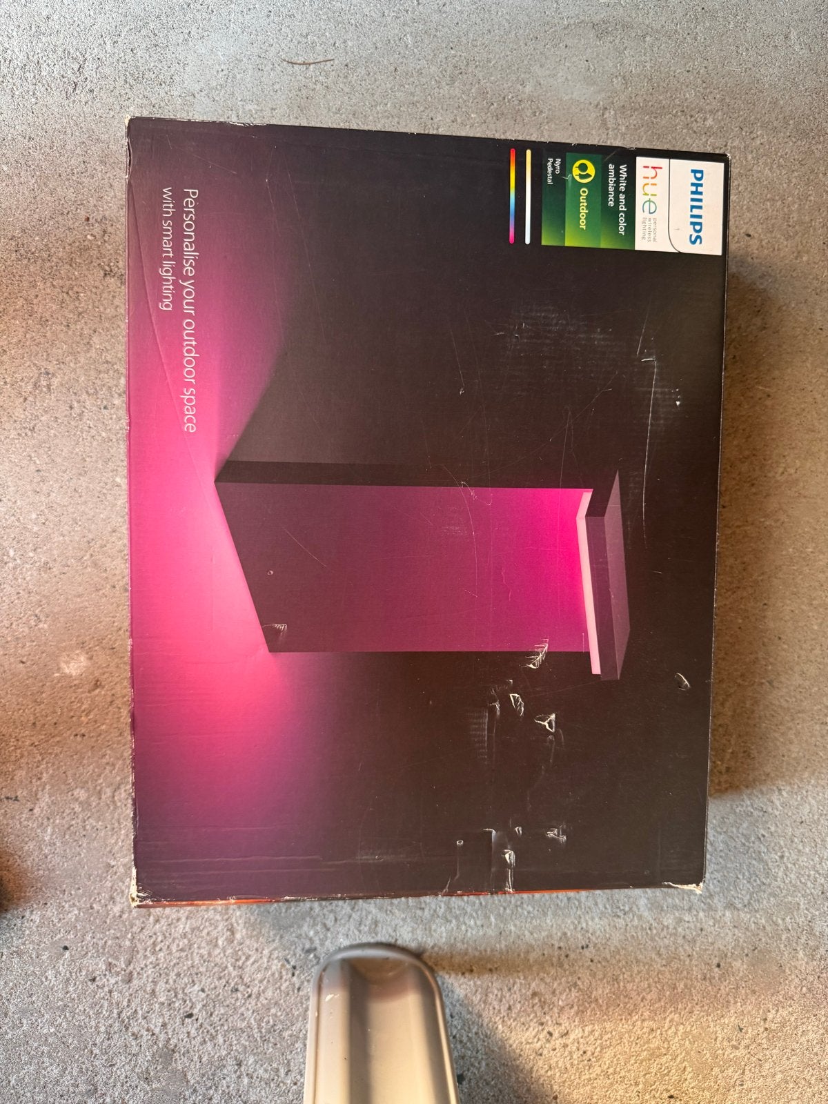 Philips Hue Nyro Sokkellamp - Smart Buitenverlichting, Minder dan 50 watt, Staande lamp, Ophalen of Verzenden, Netvoeding
