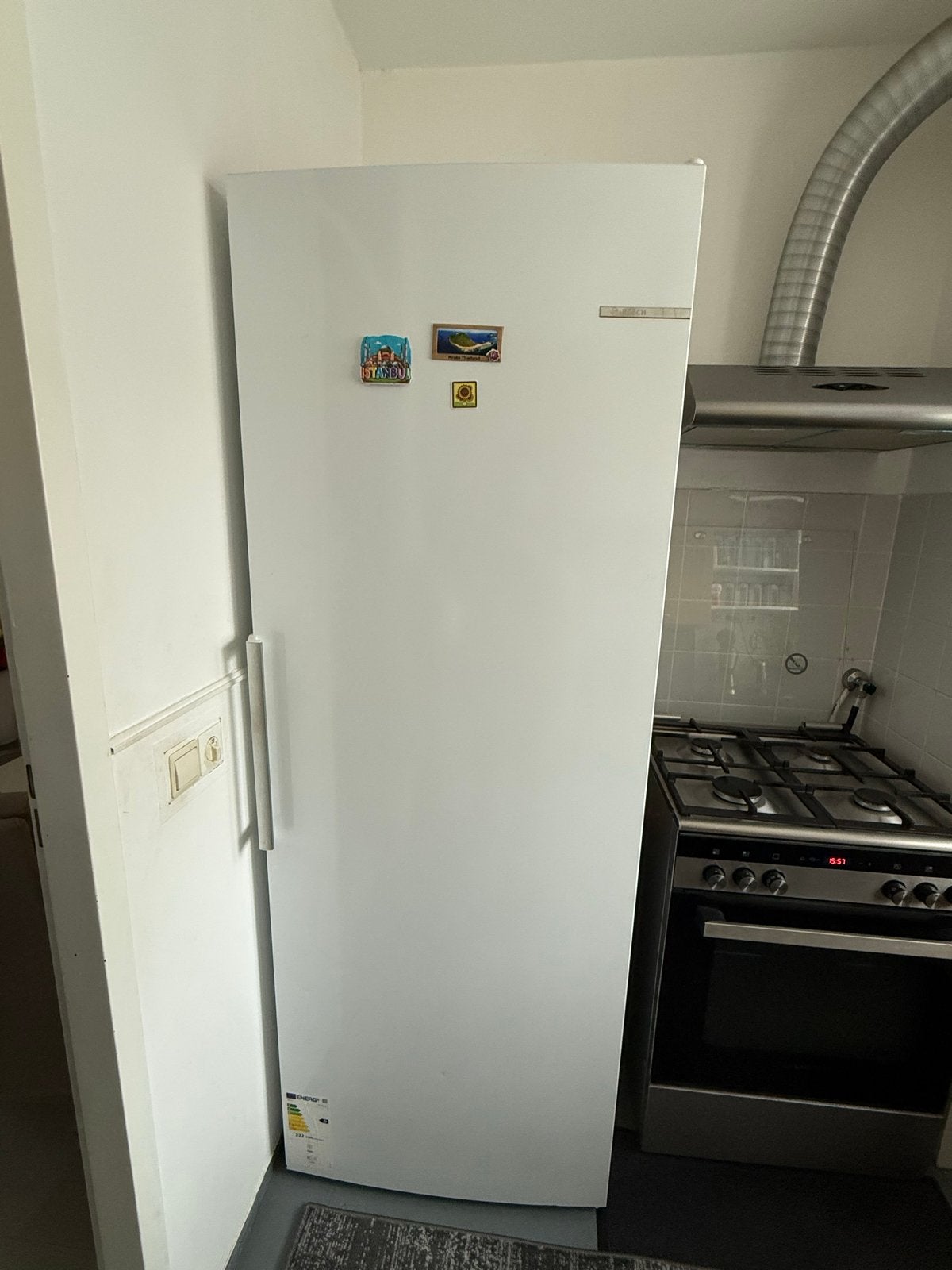 Bosch Vrieskast GSN58DWDV - NoFrost, Energieklasse D, Gebruikt, 160 cm of meer, Ophalen, Vrieskast