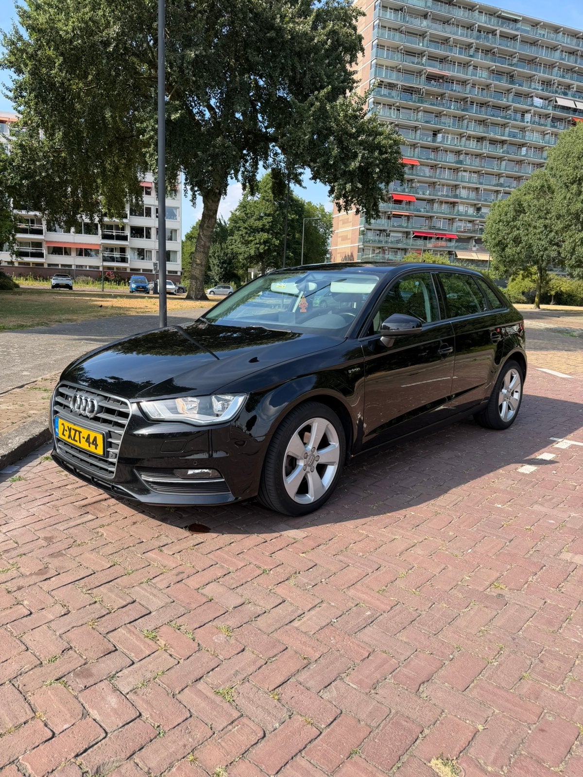 Audi A3 1.4TFSI G-tron | automaat | Navi | 2014 | Zwart, Auto's, Stof, 4 cilinders, Zwart, 1395 cc