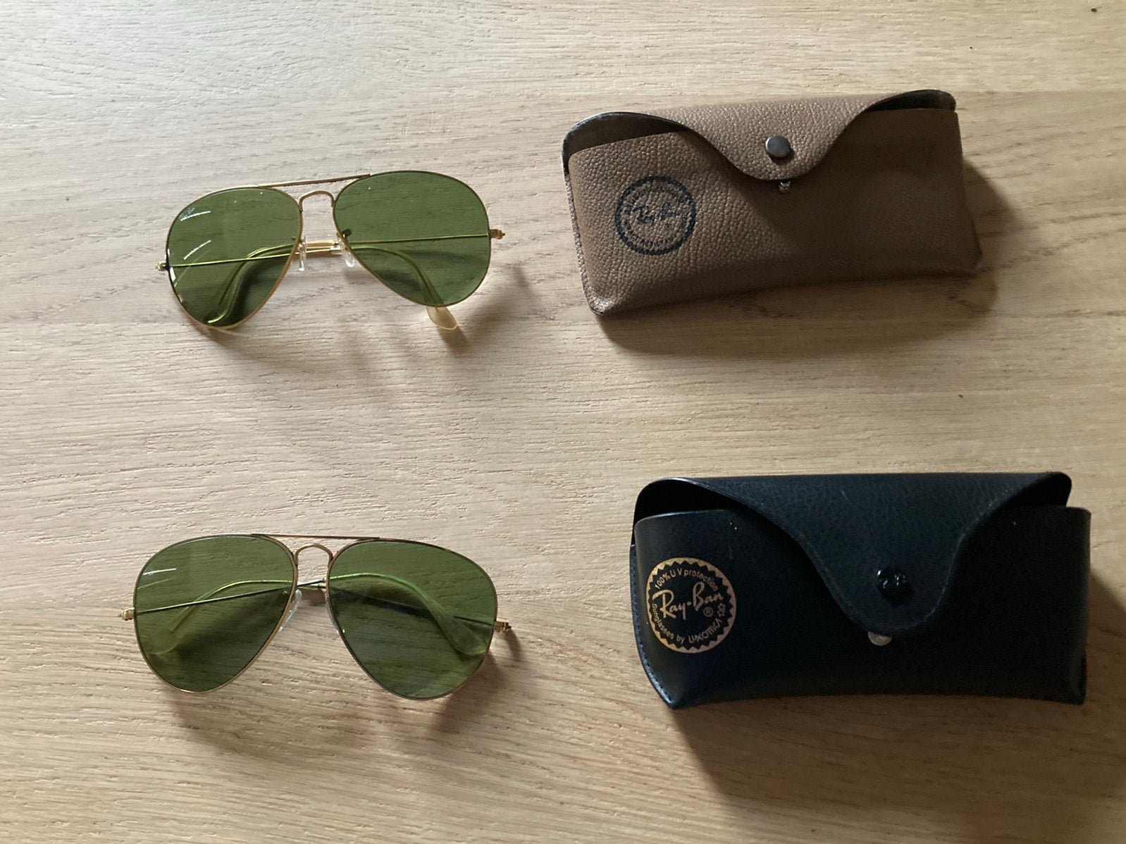 2 X Ray-Ban vintage pilotenbril, Sieraden, Tassen en Uiterlijk, Zonnebrillen en Brillen | Heren, Ophalen, Gebruikt, Zonnebril