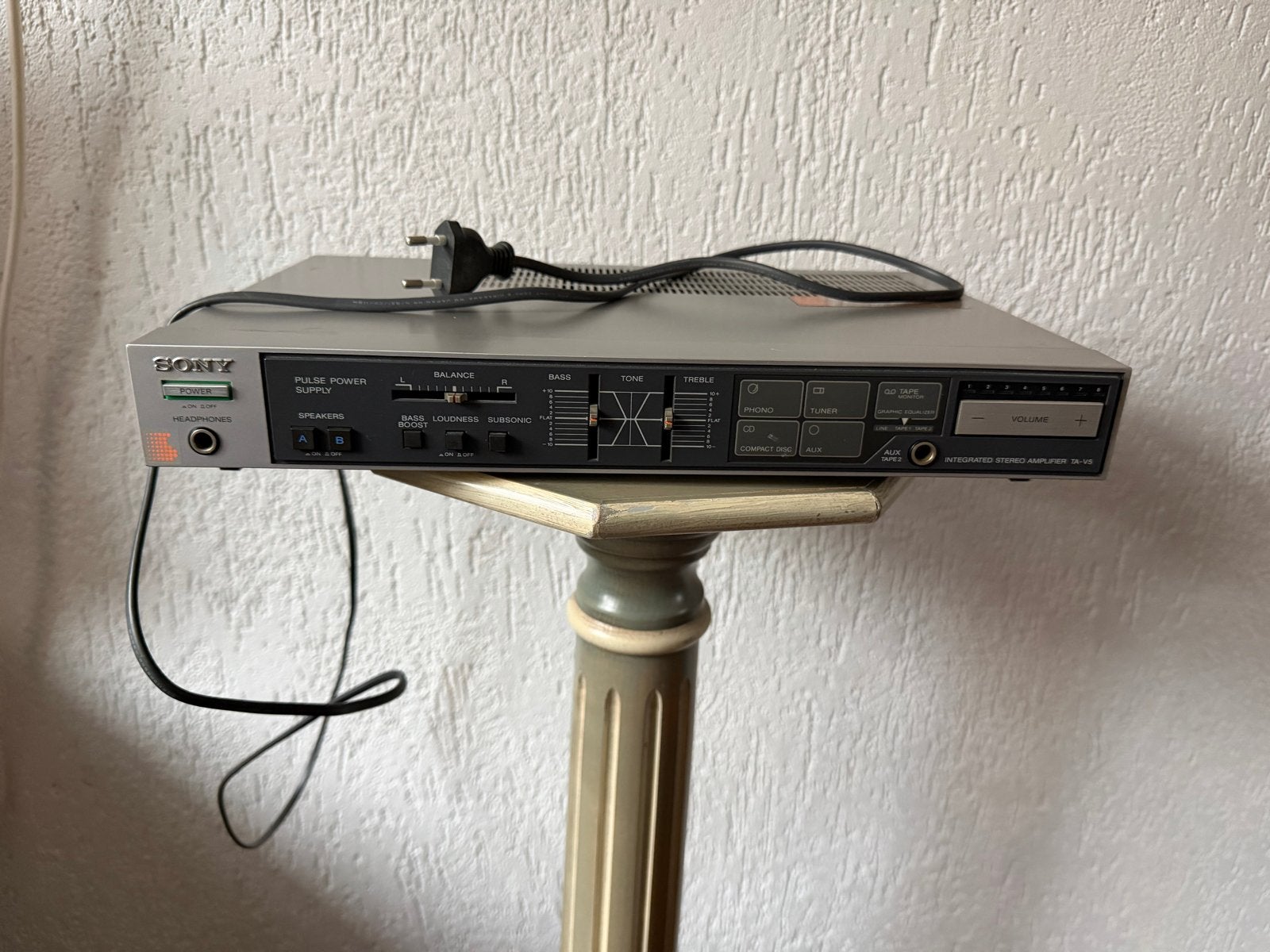 Sony TA-V5 Geïntegreerde Stereo Versterker 80W, Gebruikt, Ophalen of Verzenden, 60 tot 120 watt, Sony