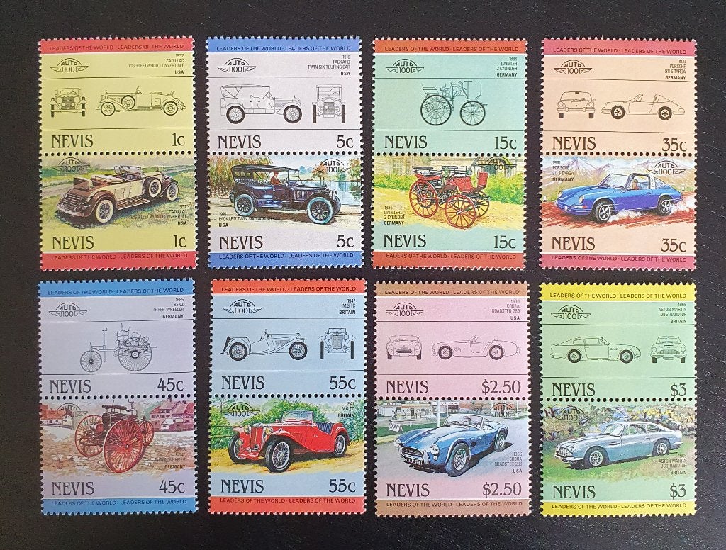 Nevis 1984 Auto Oldtimer Michel 148-163 postfris, Verzenden, Postfris, Auto's