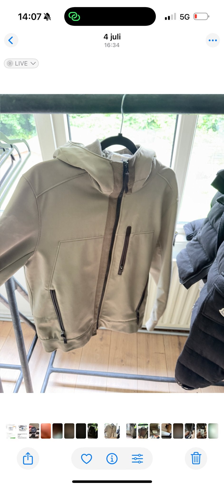 Stone Island Soft Shell R Jas - Zo goed als nieuw, Kleding | Heren, Jassen | Zomer, Ophalen of Verzenden, Zo goed als nieuw, Maat 48/50 (M)