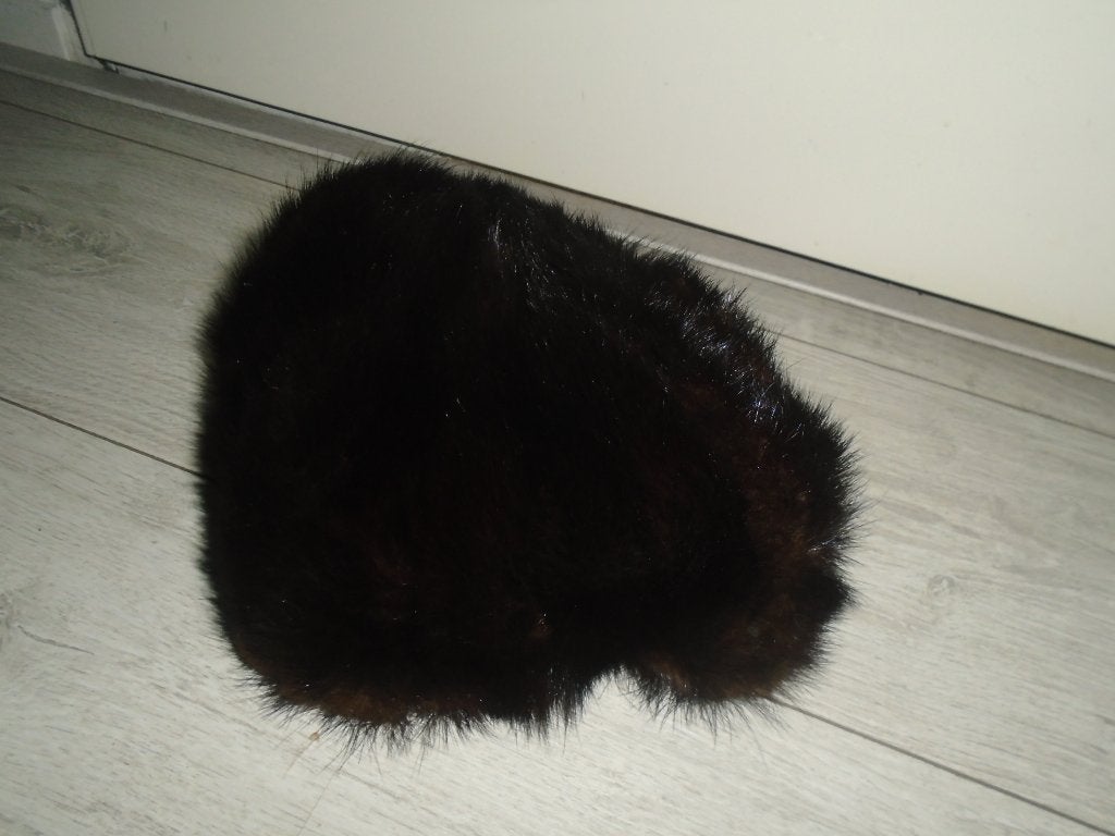 Echt Nerts Bont Hoed Muts Bruin, Kleding | Dames, Verzenden, Hoed, One size fits all, Onbekend