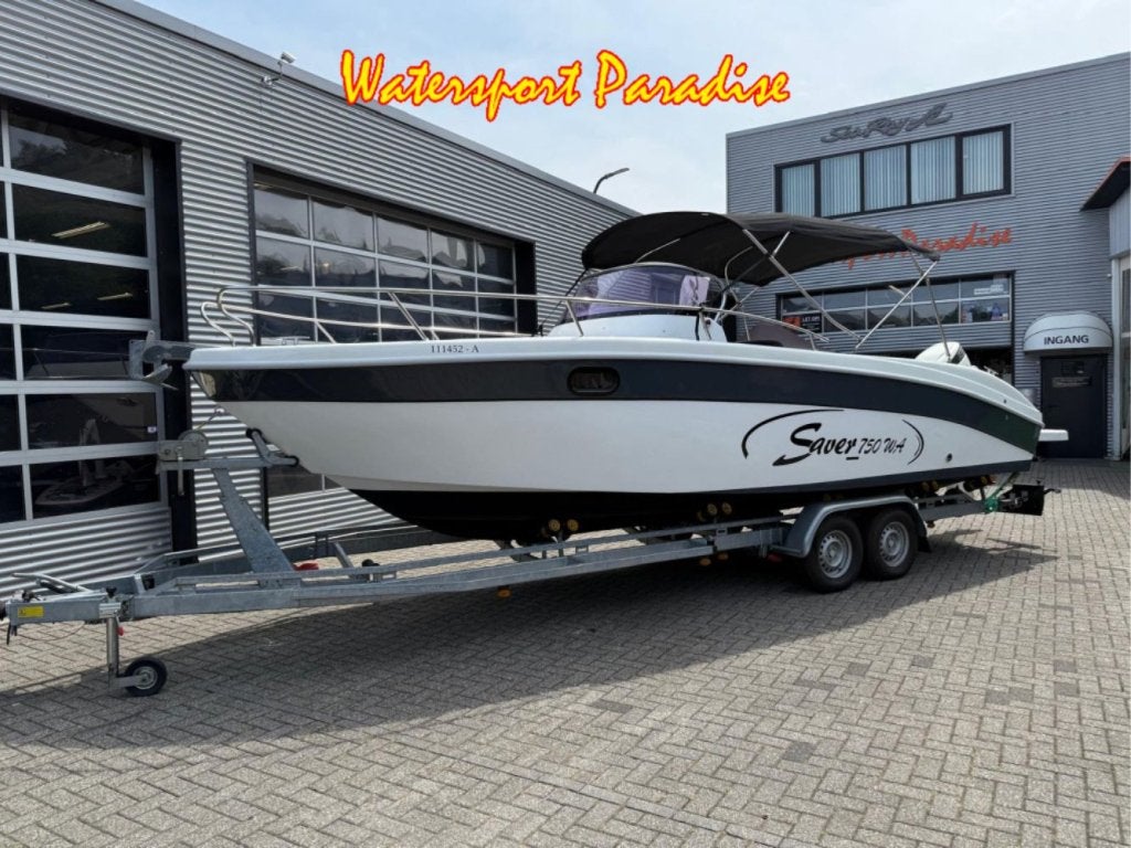 Saver 750 WA (bj 2019), Watersport en Boten, Gebruikt, Polyester, Benzine, 200 pk of meer