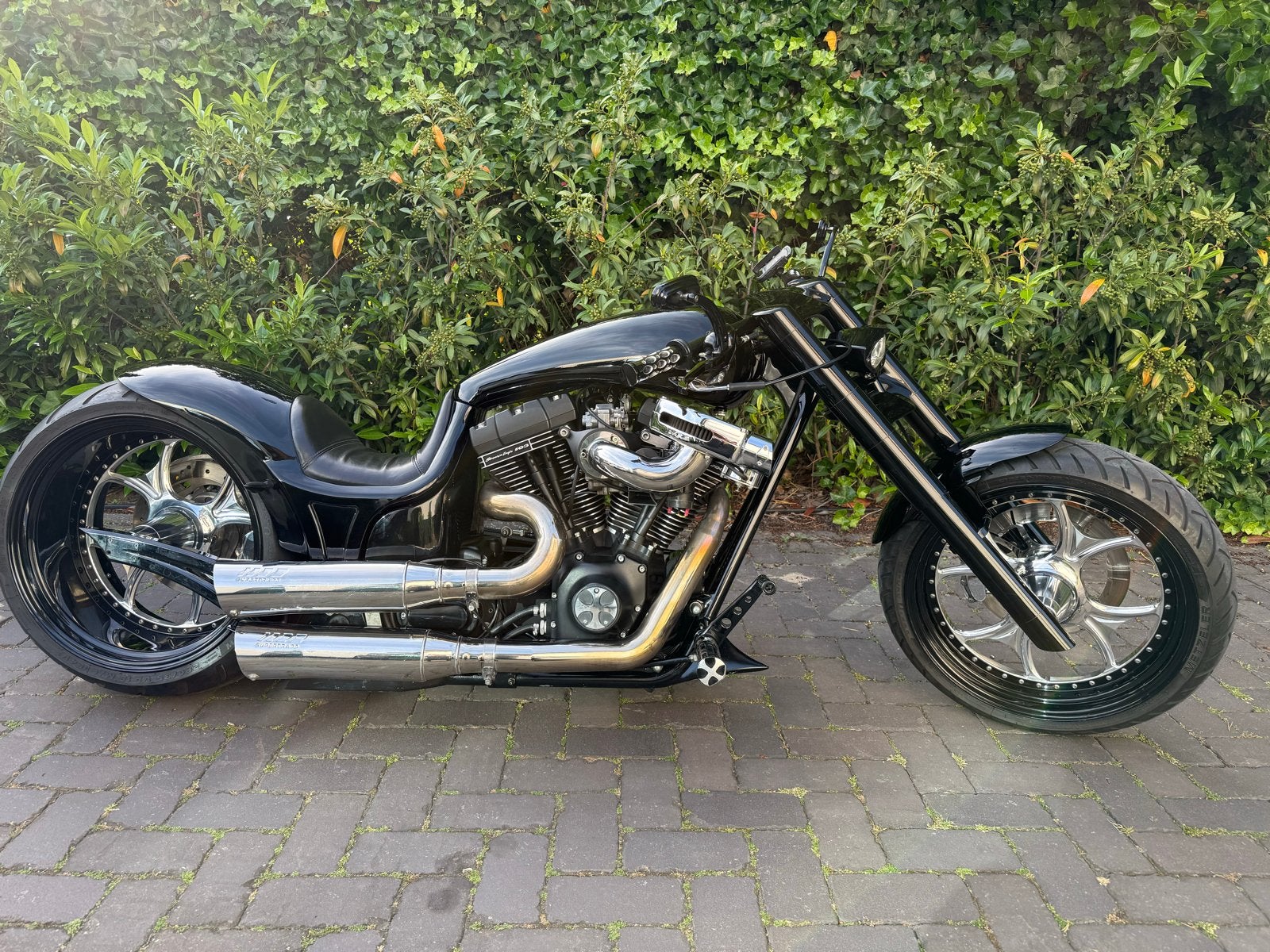 Thunderbike Harley Davidson Custom Chopper, Sportuitlaat, Chopper, Gebruikt, Particulier