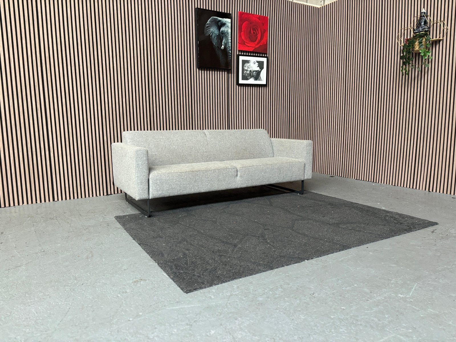 GRATIS LEVERING Artifort Mare Bank 204X83 GEREINIGD, Driepersoons, 75 tot 100 cm, Ophalen of Verzenden, Zo goed als nieuw