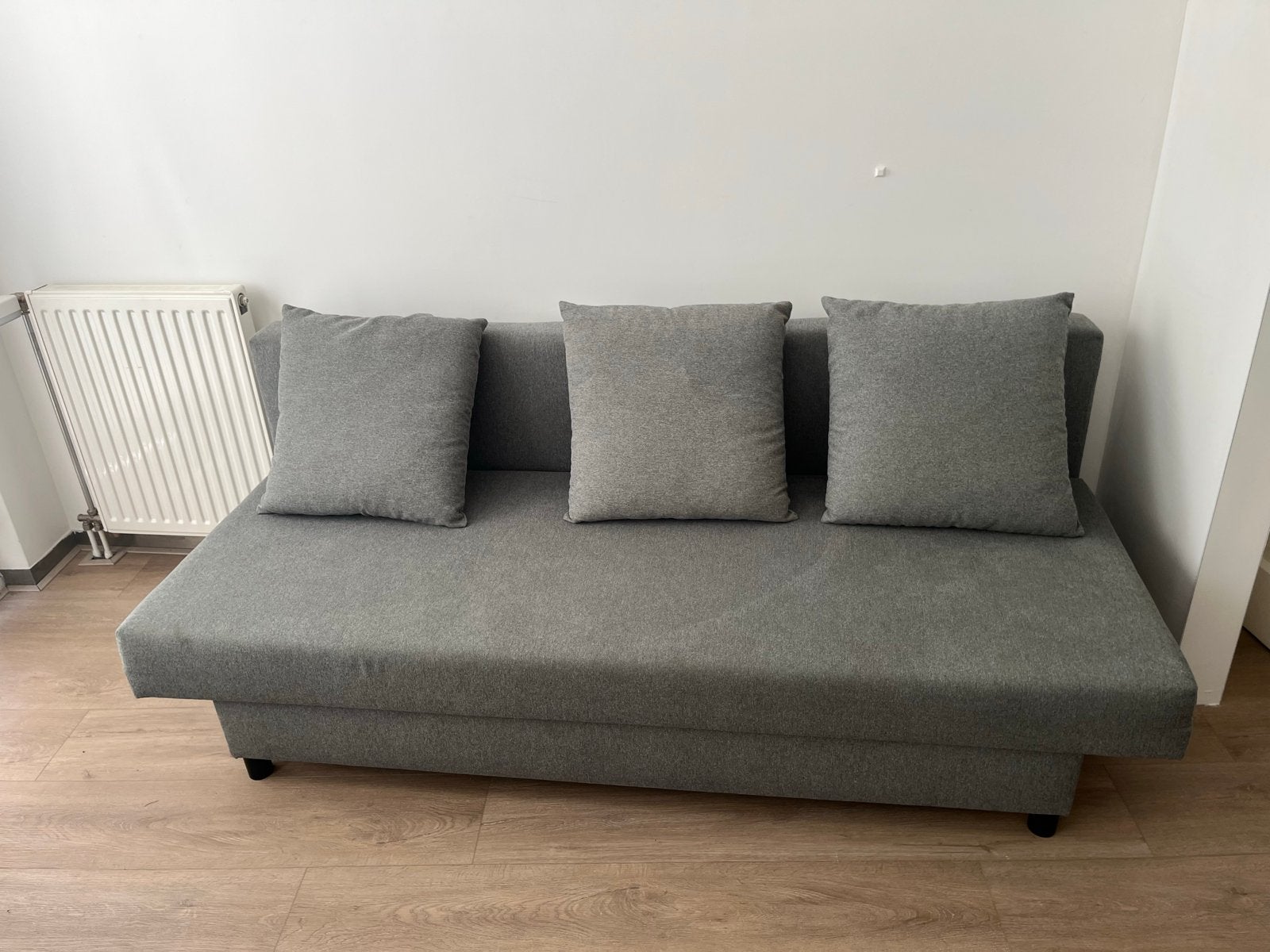 IKEA ASARUM Tweepersoons Slaapbank inclusief topmatras, Ophalen, Gebruikt, Tweepersoons, 190 cm of minder