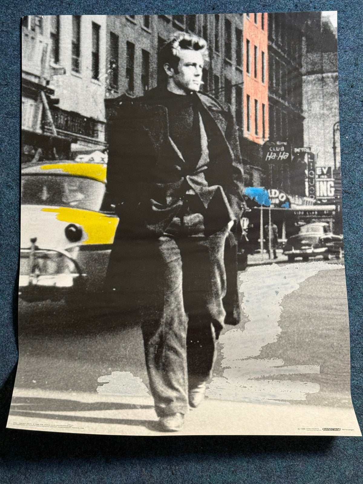 James Dean Poster - “trendy Dean”, Ophalen of Verzenden, A1 t/m A3, Film en Tv, Rechthoekig Staand